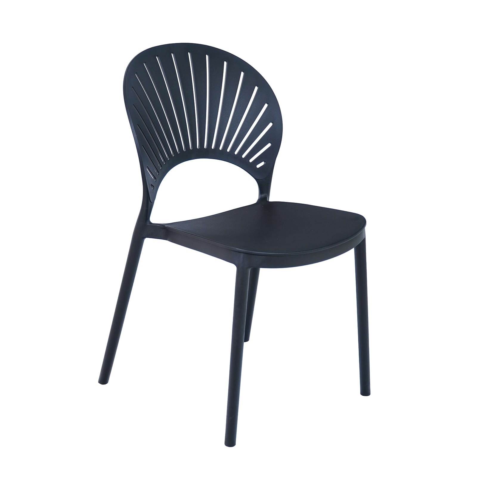 Krzesło ogrodowe Rimini — 46 × 54 × 84 cm, konstrukcja z materiału: polipropylen